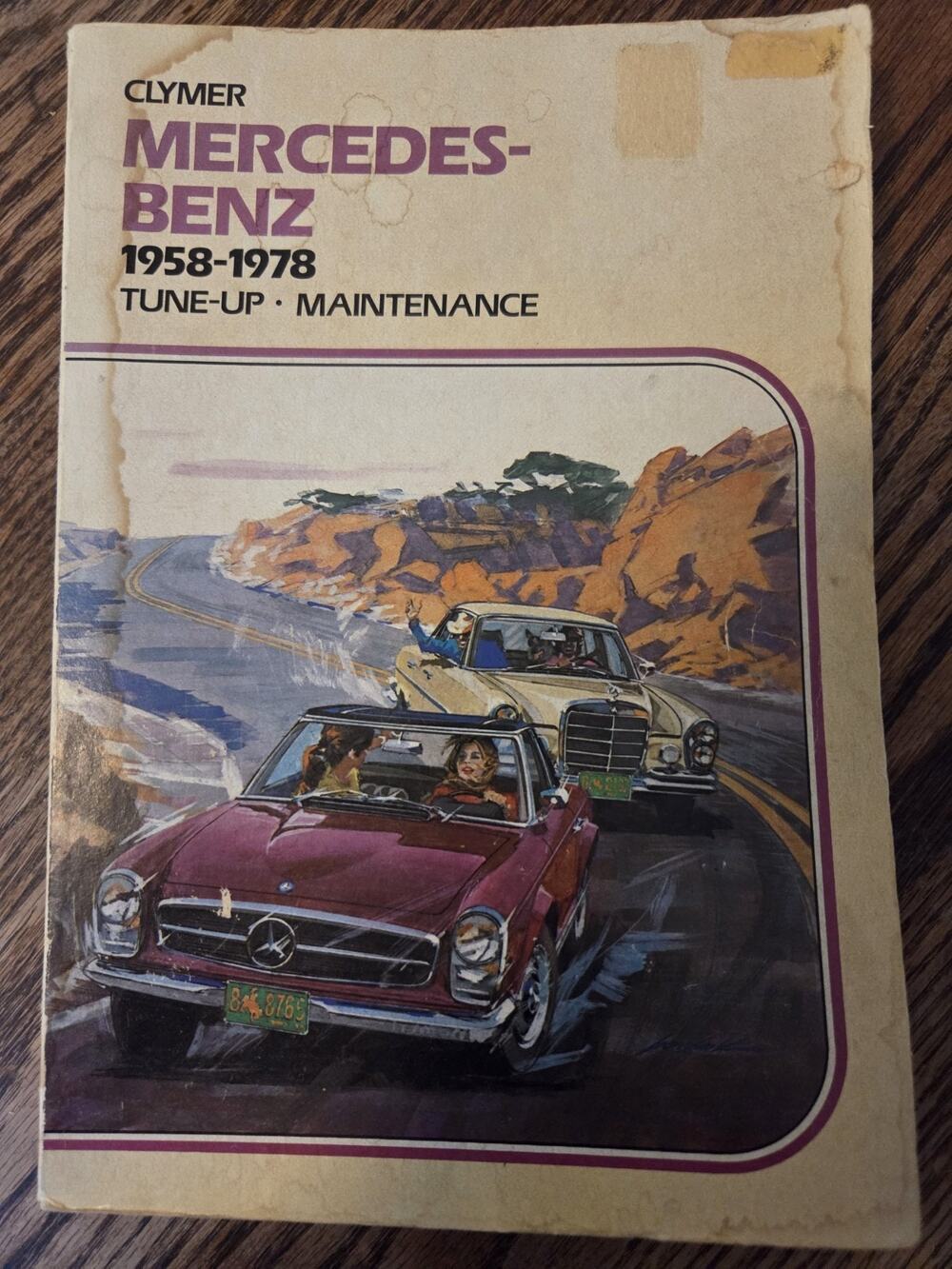 1958-1978 Mercedes Shop Tune Up Manual Clymer Service Repair Book A180